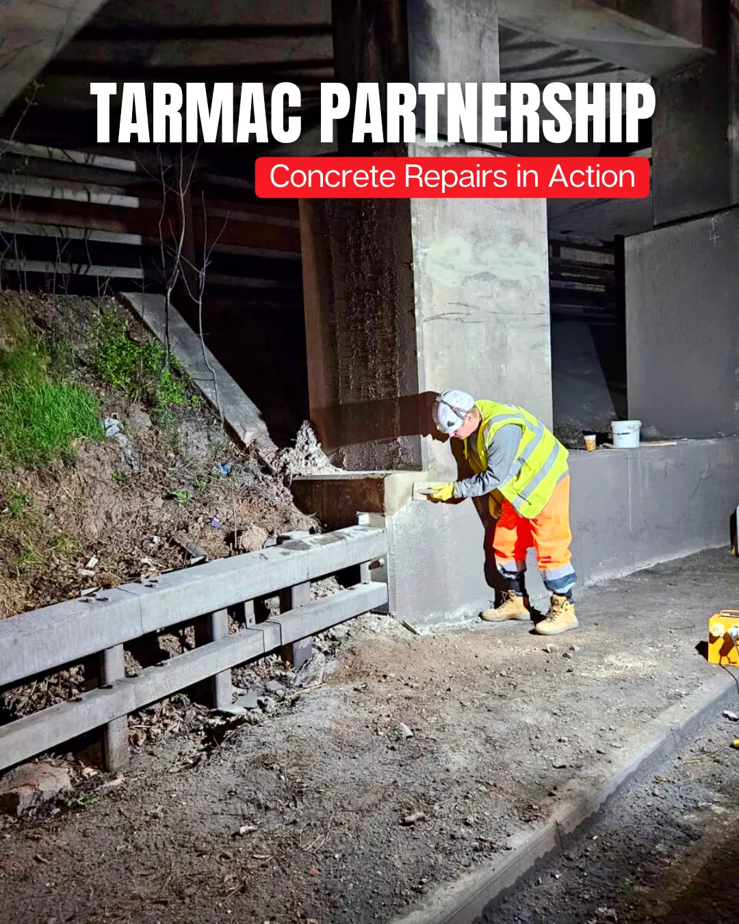 concrete repair bridge tarmac