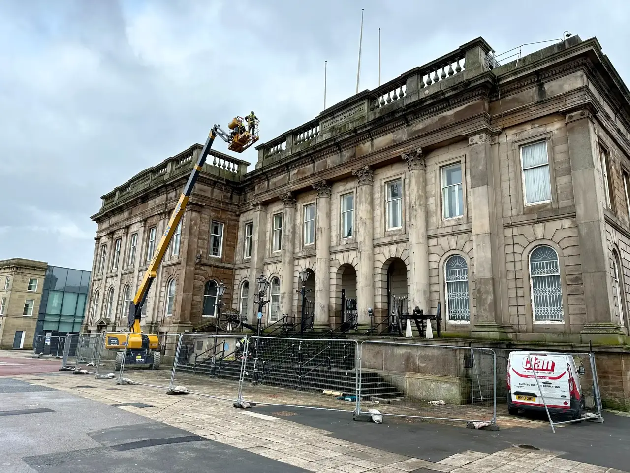 Masonry Repair Ashton Town Hall Banner